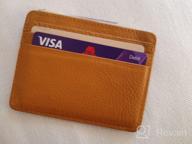 картинка 1 прикреплена к отзыву Blocking Minimalist Wallets Genuine Leather Men's Accessories in Wallets, Card Cases & Money Organizers от Joshua Vogel