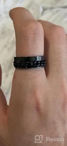 img 6 attached to 🗡️ Вальили Нордическое викингское символьное кольцо со спиннером: нержавеющая сталь/золото/черный - идеальный подарок для мужчин/женщин (размеры 7-13)