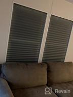 img 1 attached to 2 Pack White Light Filtering Cordless Pleated Fabric Window Shades, 36"X72", Easy To Cut And Install With 4 Clips review by Mdl Thurston