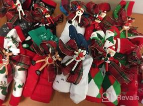 img 5 attached to Женские рождественские носки: теплые зимние носки-тапочки для праздничного веселья!
