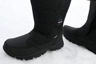 img 1 attached to Stay Dry And Warm With SILENTCARE Men'S Winter Waterproof Snow Boots - Slip-On, Mid-Calf, And Lightweight! review by Brian Avila