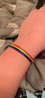 img 1 attached to 🌈 Express Your Pride with the yfstyle Handmade Braided Pride Bracelet – Adjustable LGBT Friendship String Bracelet for Lesbian, Gay, Bisexual & Transgender: Rainbow Pride Accessories review by Jody Kashani