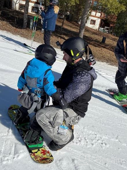 img 1 attached to Teach Your Child Skiing And Snowboarding Fundamentals With Sklon Harness Trainer - Premium Training Leash Equipment For Kids! review by William Santos