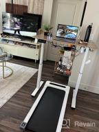 img 1 attached to 🖥️ SHW Memory Preset Electric Height Adjustable Standing Desk, 48 x 24 Inches, Maple - Ergonomic Workstation for Improved Productivity and Comfort review by Tyrone Narvaez