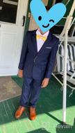 img 1 attached to Yavakoor Slim Fit Boys Formal Wedding Suit Set - Complete Outfit review by Devon Leach