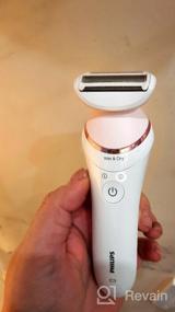 img 6 attached to Philips Beauty Epilator Series 8000 - 5-in-1 Shaver, Trimmer, Pedicure, and Body Exfoliator with 9 Accessories - BRE740/14