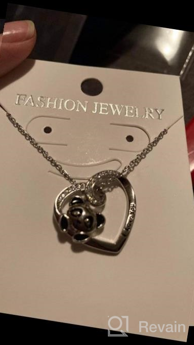 img 1 attached to 🐼 MAOFAED Panda Jewelry: Love Panda Necklace, Ideal Gift for Panda and Animal Lovers review by Kim Young