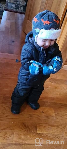 img 1 attached to 🧤 Ultimate Protection for Toddlers: Waterproof Winter Mittens with Fleece Lining - Ideal Cold Weather Accessories for Boys review by Ranjit Ghosh