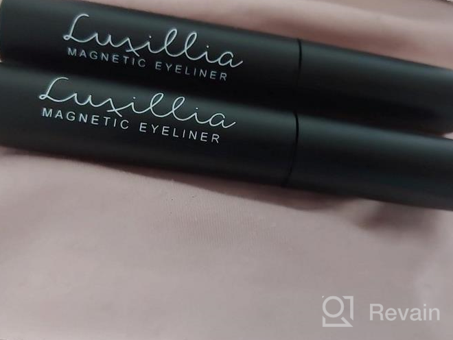 img 1 attached to Upgraded Luxillia Brown Magnetic Eyeliner For Magnetic Eyelashes With Strong Hold, Natural Look, Waterproof & Smudge Proof - Pack Of 2 review by Darin Grosz