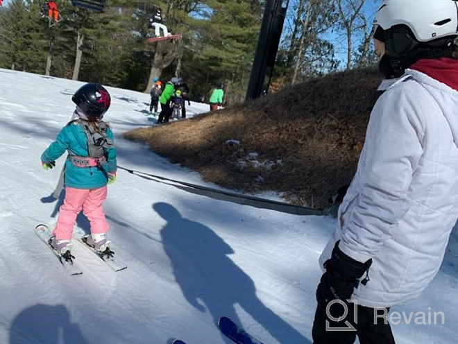 img 1 attached to Teach Your Child Skiing And Snowboarding Fundamentals With Sklon Harness Trainer - Premium Training Leash Equipment For Kids! review by Hals Martin