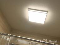 img 1 attached to 2PACK 24W LED Flush Mount Ceiling Light - 2050LM Square 5000K Daylight 12.6In IP44 Waterproof For Bedroom Kitchen Hallway Balcony Living Room review by Bill Kodba