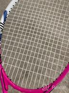 картинка 1 прикреплена к отзыву Теннисная ракетка KEVENZ для взрослых, теннисная ракетка из углеродного волокна с сумкой для переноски, легкая и ударопрочная от Carlos Jass