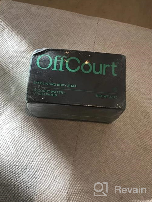 img 1 attached to OffCourt Exfoliating Body Soap - Best Cleansing Soap with Medium Strength Fresh Fig Leaves Scent for all Skin Types, Non-Drying Bar, 5oz 1 Pack; Perfect for Men and Women review by Jimmy Garcia