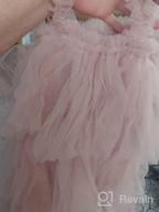 img 1 attached to Adorable Tutu Tulle Dress With Flower Headband For Baby Girls' Weddings And Birthdays review by Bob Taylor