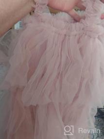 img 7 attached to Adorable Tutu Tulle Dress With Flower Headband For Baby Girls' Weddings And Birthdays