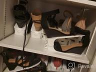 img 1 attached to Space-Saving Shoe Organizer For Closet - Neprock Shoe Storage Slots Rack For Closet Organization (20-Pack, Grey) - Organizador De Zapatos review by Chris Morgan