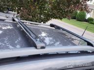 img 1 attached to MotorFansClub Roof Rack Cross Bars For Jeep Cherokee 2014-2019 | Aluminum Cargo Luggage Rail (Not Compatible With Grand Cherokee) review by Drew Springer