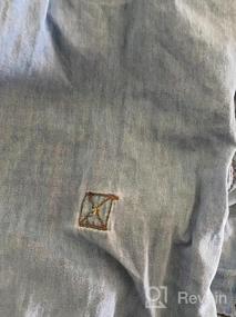 img 5 attached to Стильный женский укороченный джинсовый топ Omoone с рукавами 3/4 и кардиганом с завязками