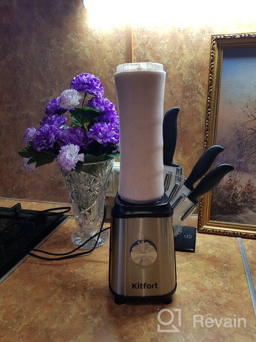 img 2 attached to Stationary blender Kitfort KT-1352 Shake & Take, silver review by Agata Warda ᠌