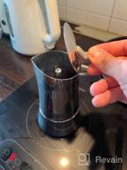 img 1 attached to 🔥 Premium Metallic Geyser Coffee Maker - Bialetti Aeternum Divina 160ml - Best Buy! review by Gabriela Kalinowska ᠌