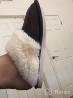 img 1 attached to Women'S Fuzzy Warm Slippers | Memory Foam, Cozy Plush & Anti-Slip For Indoor/Outdoor Winter review by Patrick Johnson