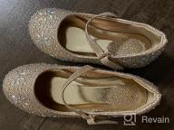 img 1 attached to DREAM PAIRS Rhinestone Embelishment Throughout Girls' Shoes for Flats review by Veronica Phillips