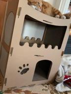 img 1 attached to Petique'S Eco-Friendly Multilevel Fortress: The Ultimate Indoor/Outdoor Cat Tower And Scratcher review by Kevin Garcia