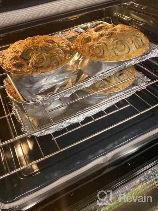 img 1 attached to Get Ready For Baking Season With KitchenDance Heavyweight Aluminum Foil Pie Pans - 25 Pack (9-1/2" Rim To Rim) review by Allison Sanchez
