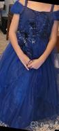 img 1 attached to 👗 Applique Princess Girls' Dresses for Weddings, Birthdays, and Special Occasions by TTYAOVO review by Danielle Thompson