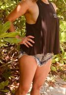 img 1 attached to Show Off Your Curves With Soojun'S Cut-Off Low Waist Denim Shorts For Women review by Anna Wash