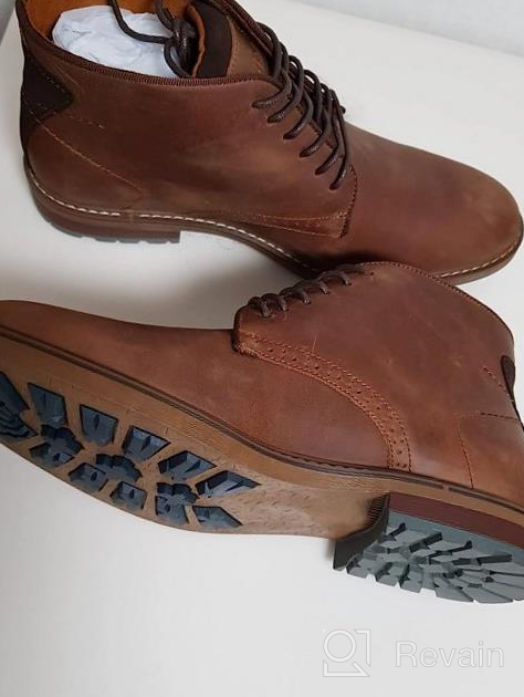 img 1 attached to Stylish And Comfortable Chukka Boots With Ankle Lace Up For Casual Elegance review by Matthew Hoang