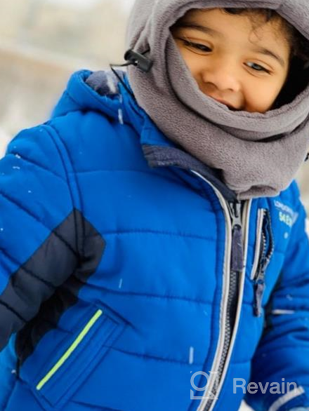 img 1 attached to YR Lover Kids 🧥 Double Deck Adjustable Windproof Boys' Accessories review by Adam Cooper