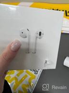 img 1 attached to Apple AirPods 2 wireless headphones with charging case MV7N2 RU, white review by Aneta Felner ᠌