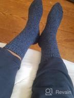 img 1 attached to Insulated Merino Wool Socks For Women - 6 Pairs Of Thermal Winter Boot Socks For Heavy Duty Cold Weather, Size 9-11 review by Chris Beals