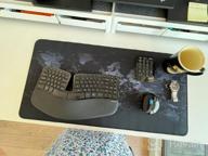 img 1 attached to Experience Ultimate Comfort And Precision With ONMIER'S XL Gaming Mouse Pad - Huge Waterproof Desk Mat For Office And PC Gamer Gift review by Todd Lowry