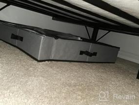 img 5 attached to Увеличьте пространство в шкафу с помощью SOLEDI для хранения обуви под кроватью - регулируемые разделители для легкой организации