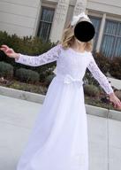 img 1 attached to Sophisticated Vintage Chiffon Flower Girl Dresses by ABAO SISTER review by David Foster