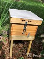 img 1 attached to Build Your Own Beehive: Unassembled Langstroth Deep/Brood Box Kit With Wax Coated Frames And Foundation Sheets review by Kevin Ayala