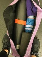 img 1 attached to Large Yoga Mat Bag & Carrier - Compact With Pockets, Fits Most Mats, Extra Wide, Adjustable Strap | YogaAddict review by Aries Boyce