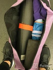img 7 attached to Large Yoga Mat Bag & Carrier - Compact With Pockets, Fits Most Mats, Extra Wide, Adjustable Strap | YogaAddict