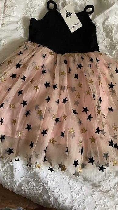 img 1 attached to Stunning NNJXD Sleeveless Princess Sundress: Timeless Black Tulle for Girls' Fashion review by Jen Linares