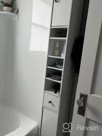 img 1 attached to White Bathroom Tall Cabinet With Drawer & Shelves - Haotian BZR34-W review by Brandon Selpasoria