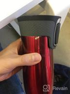 img 2 attached to Contigo West Loop AutoSeal 20 oz Matte Black Travel Mug: Double Wall Insulated Excellence review by Iori Yagami