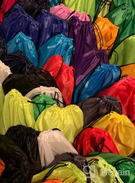 img 1 attached to Get Organized With GoodtoU Drawstring Bags! A Bulk Set Of 40 Durable Nylon String Bags In 20 Eye-Catching Colors For Gym, Kids, And More! review by Peter Montoya