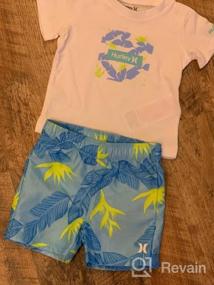 img 6 attached to 🦈 Hurley Boys' Clothing and Swim Outfit - 2 Piece Black Shark