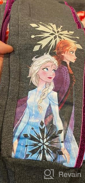 img 1 attached to Disney Frozen Elsa Joggers: 2-Pack Pants for Girls, Kids, and Toddlers review by Kari Miller