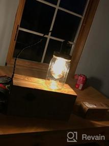 img 8 attached to Винтажные светодиодные сердечные лампы: теплый белый свет Эдисона с регулируемой яркостью для декоративного домашнего освещения