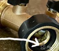 img 1 attached to Efficiently Divide And Conquer Your Watering Needs With Alotpower Brass Garden Hose Splitter - 2 Way Y Connector, 2 Sets With 4 Hose Clamps And Extra Tape Included review by Jonny Dogruyol