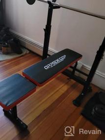 img 6 attached to Enhance Your Home Gym With OppsDecor Adjustable Weight Bench - Perfect For Multi-Function Olympic Workouts