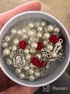 img 1 attached to 📿 Hedi HanlinCC 6mm Glass Pearl Beads Catholic Rosary with Lourdes Center Piece - Inspire Devotion with Exquisite Craftsmanship review by Buddy Colbert